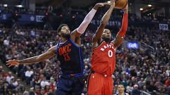 Thunder deitam por terra reinado invicto dos Raptors