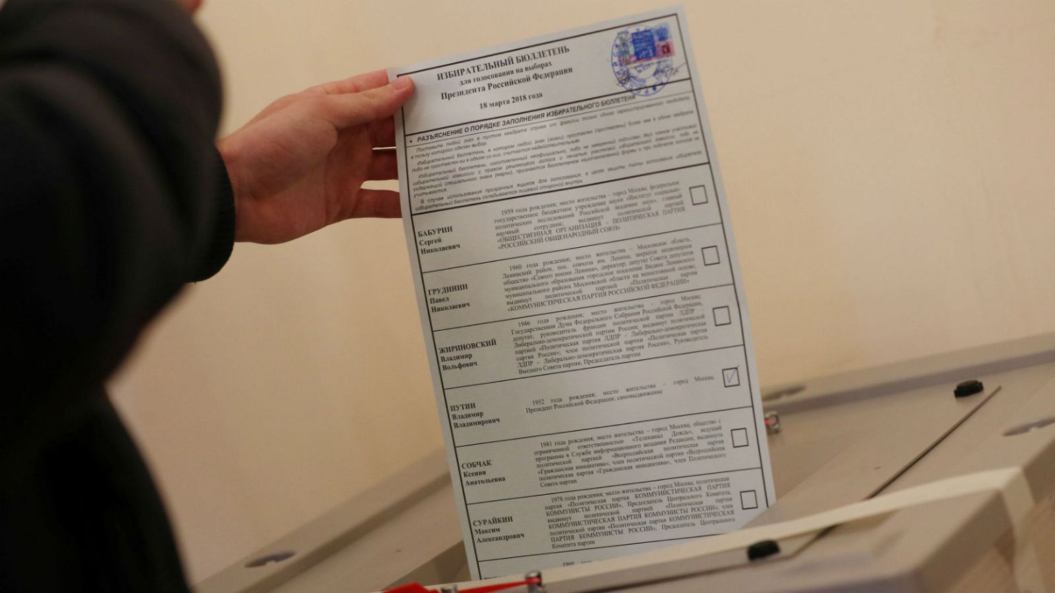 What tricks were played in the Russian election?