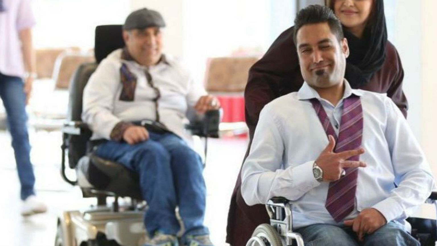 Disabled models take to the catwalk for landmark Tehran fashion show