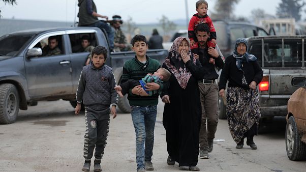 Aproximadamente 200 mil pessoas terão deixado Afrin na última semana Aproximadamente 200 mil pessoas terão deixado Afrin na última semana