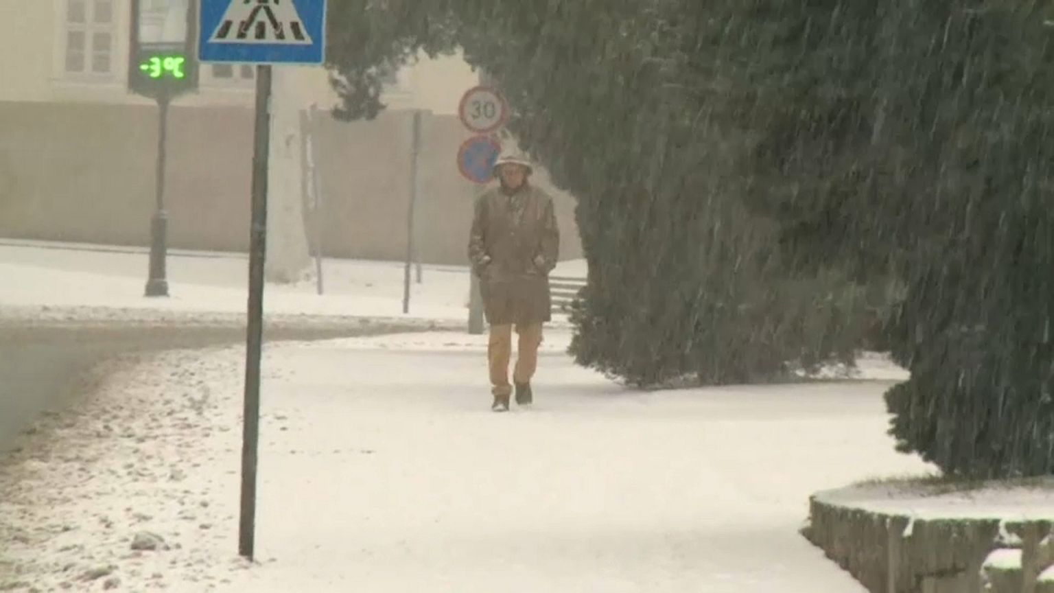 L'Europa sferzata da gelo e pioggia