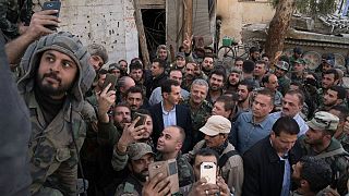 ویدئوی بازدید و رانندگی بشار اسد در غوطه شرقی  