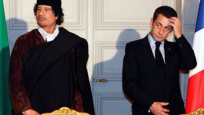 Н. Саркози и М. Каддафи, декабрь 2007 г.