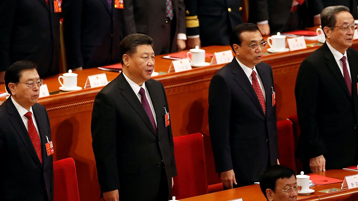 Xi Jinping durante la sesión de clausura de la Asamblea Nacional Popular