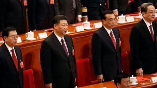 Xi Jinping durante la sesión de clausura de la Asamblea Nacional Popular