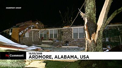Tempestade fustiga Alabama