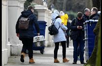 Russian diplomats leave UK amid spy poisoning crisis
