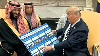 Trump riceve il principe saudita alla Casa Bianca