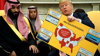 Trump et le prince héritier saoudien affichent leur amitié