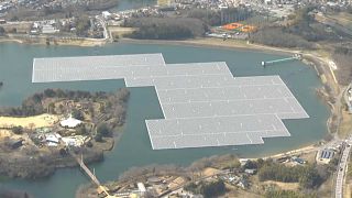 Making a splash: Japan's floating solar panels