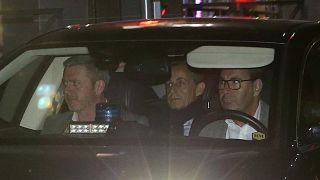 Nicolas Sarkozy leaves the judiciary police offices in Nanterre, 21/03/2018