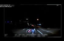 Video shows moments before Uber self-driving car hits pedestrian