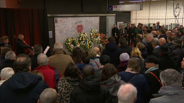 La cerimonia in ricordo delle vittime del 22 marzo 2016 La cerimonia in ricordo delle vittime del 22 marzo 2016