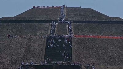 Spring equinox celebrated at ancient sun-worshipping site in Mexico