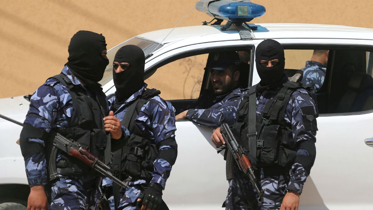 Palestinian security forces loyal to Hamas