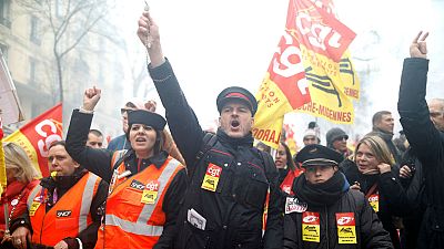 strike against reforms in Paris