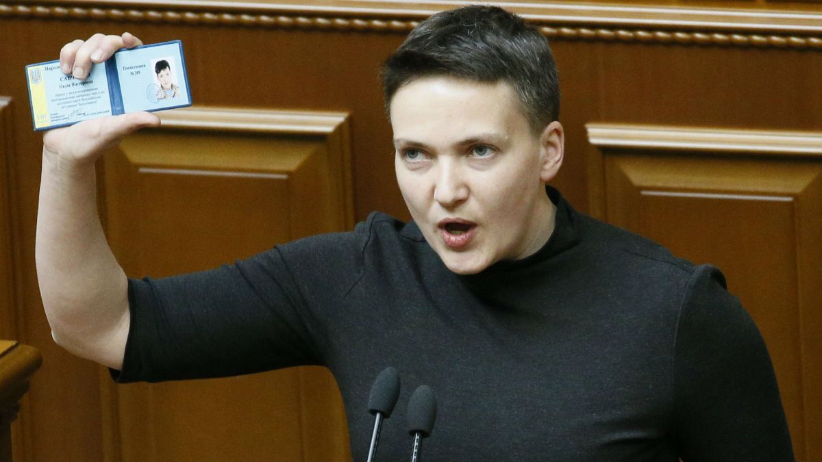 Letartóztatták Nagyija Szavcsenkó ukrán képviselőnőt