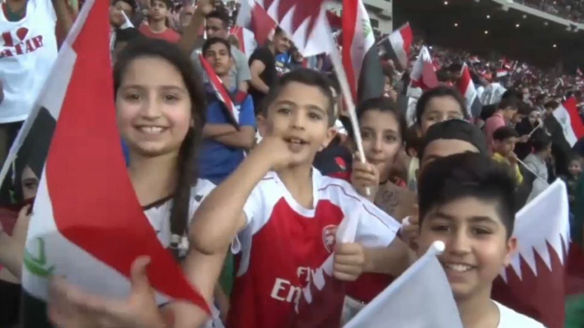 Fans enjoy return to authorised international soccer in Basra
