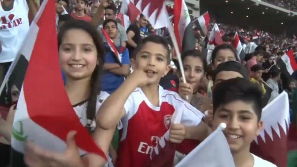 Fans enjoy return to authorised international soccer in Basra Fans enjoy return to authorised international soccer in Basra