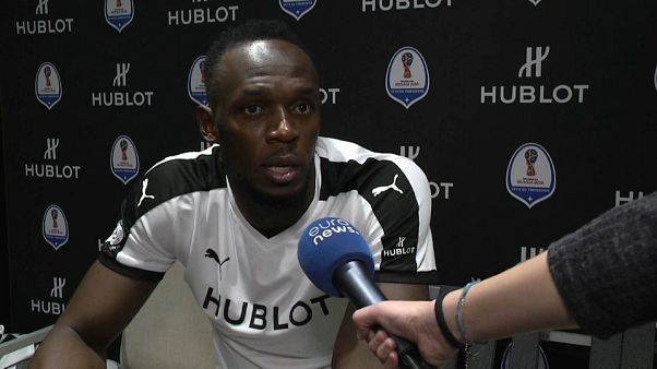 Usain Bolt : "Mon but, devenir footballeur professionnel" Usain Bolt : "Mon but, devenir footballeur professionnel"