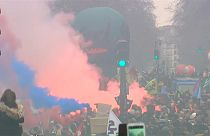Protests in Paris over economic reform plans