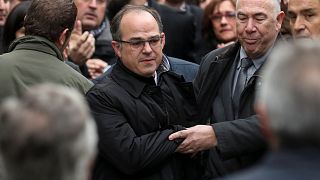 Catalan politician Jordi Turull at the Supreme Court in Madrid, March 23