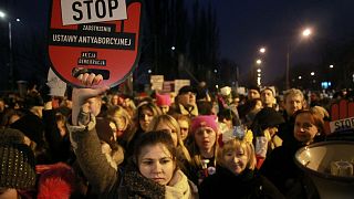 Huge protests in Poland over near-total abortion ban