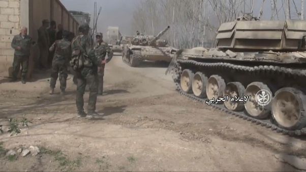 Rebellen verlassen Ost-Ghouta Rebellen verlassen Ost-Ghouta
