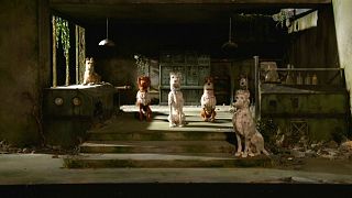 Puppets from "Isle of Dogs" go on display in London