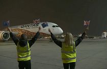 Dünyanın en uzun uçuşu Avustralya - İngiltere arasında yapıldı