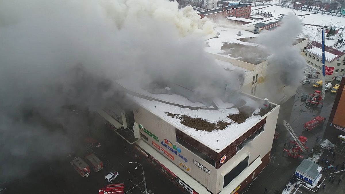 Reports: At least 37 dead and dozens missing, most of them children, in Siberia shopping mall fire