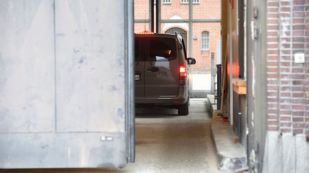 Carles Puigdemont arrives at Neumuenster prison Carles Puigdemont arrives at Neumuenster prison