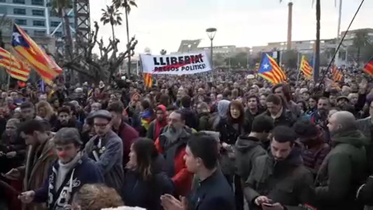 Tüntetés Puigdemont letartóztatása miatt