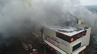 ارتفاع عدد ضحايا الحريق في المركز التجاري الروسي إلى 64 قتيلاً