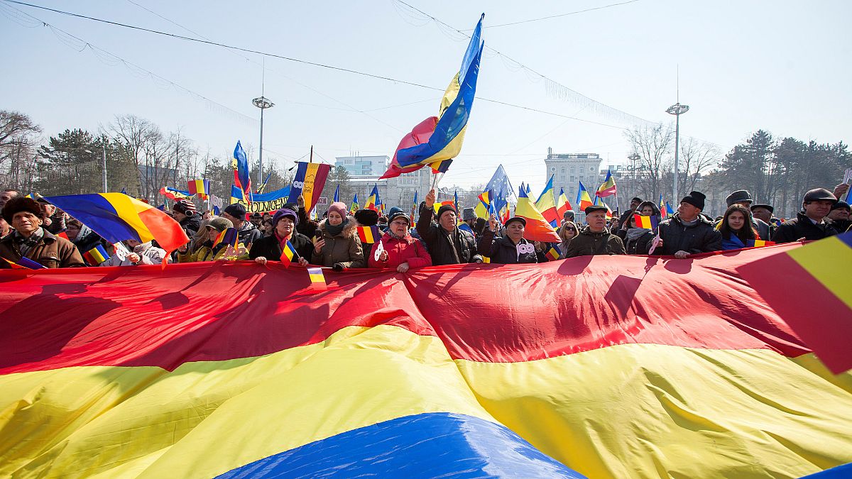 Manifestation pro-européenne en Moldavie