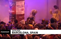 Disturbios en Barcelona tras la detención de Puigdemont