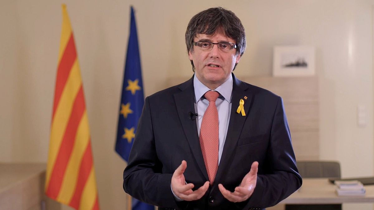 Carl Puigdemont, a Németországban őrizetbe vett katalán elnök