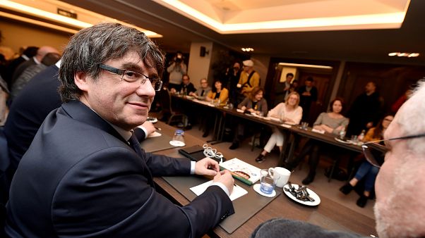Le leader indépendantiste catalan Carles Puigdemont Le leader indépendantiste catalan Carles Puigdemont