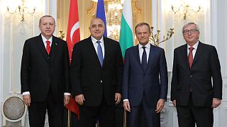 Erdogan, Borissov, Tusk, Juncker
