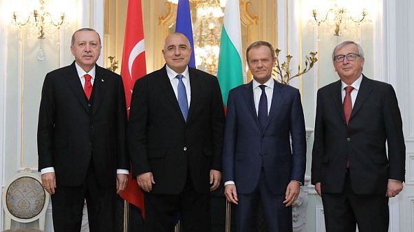 Erdogan, Borissov, Tusk, Juncker Erdogan, Borissov, Tusk, Juncker