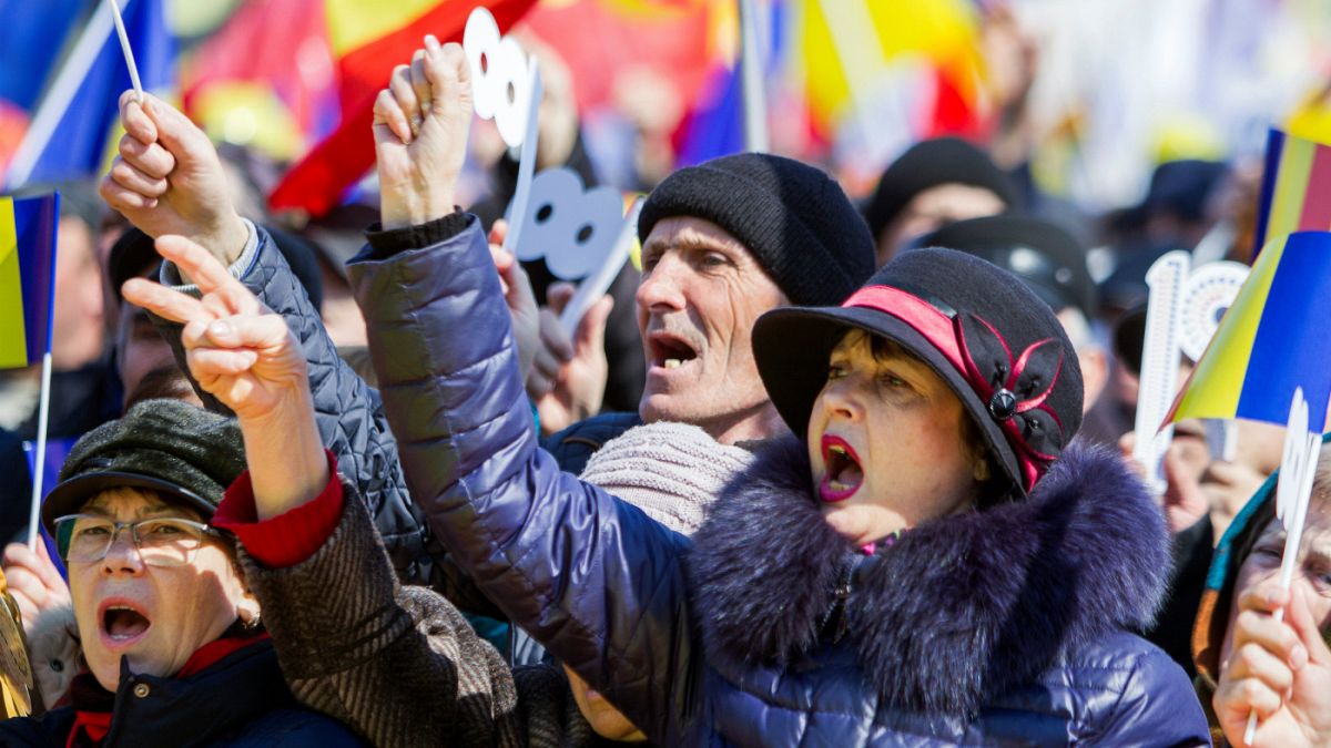 Binlerce Moldovalı, Romanya ile birleşme çağrısında bulundu