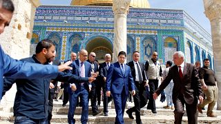 وزير الخارجية المغربي ناصر بوريطة في المسجد الأقصى