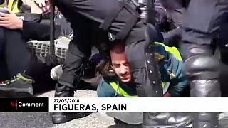 Puigdemont támogatói zártak le egy autópályát