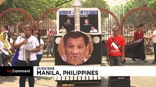 Filipinler'de Devlet Başkanı Duterte'ye tepki