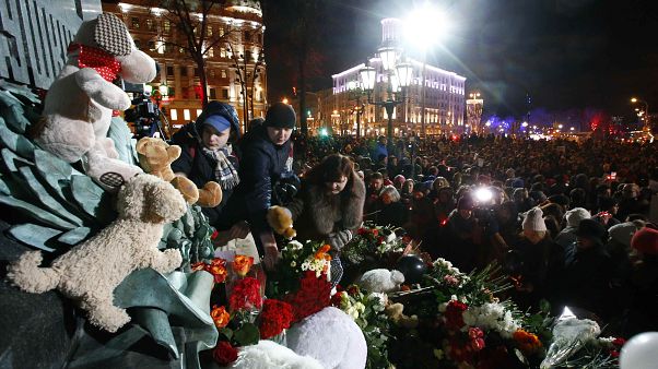 Акция памяти на Пушкинской площади в Москве Акция памяти на Пушкинской площади в Москве