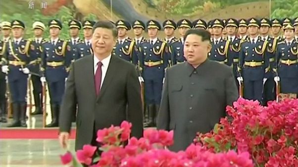 Nordkoreas Machthaber Kim Jong Un überraschend in Peking Nordkoreas Machthaber Kim Jong Un überraschend in Peking