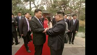 Kim Jong-un viaja a China y se reúne con Xi Jinping