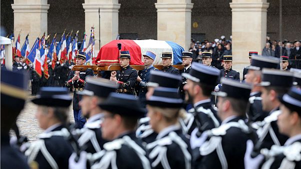 France holds memorial service for hero police officer France holds memorial service for hero police officer