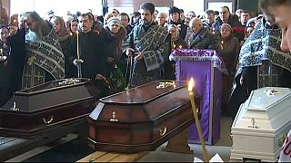 Funerals held for victims of Russia's shopping mall fire