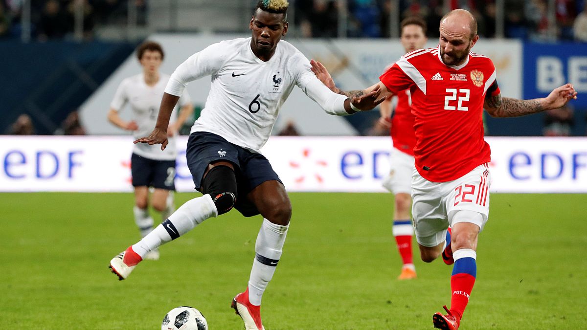 Racist chants target French football team in Russia